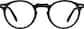 Front view of Round Glasses 4467221 in Black thumbnail