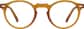 Front view of Round Glasses 4467222 in Honey thumbnail
