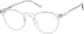 Angle view of Round Glasses 4467223 in Clear thumbnail