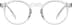 Round Glasses 4467223 in Clear