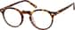 Angle view of Round Glasses 4467225 in Tortoiseshell thumbnail