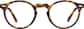Front view of Round Glasses 4467225 in Tortoiseshell thumbnail