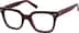 Square Glasses 4467318 in Red