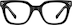 Square Glasses 4467321 in Black