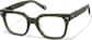 Angle view of Square Glasses 4467324 in Green thumbnail