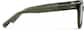 Side view of Square Glasses 4467324 in Green thumbnail