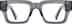 Square Glasses 4467412 in Gray