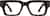 Front view of Square Glasses 4467425 in Tortoiseshell thumbnail