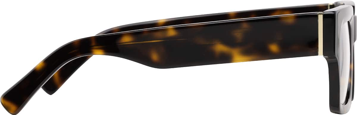 Side view of Square Glasses 4467425 in Tortoiseshell