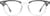 Front view of Square Glasses 4467512 in Gray thumbnail