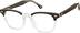 Square Glasses 4467515 in Brown