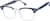 Angle view of Square Glasses 4467516 in Blue thumbnail