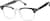 Angle view of Square Glasses 4467521 in Black thumbnail