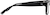 Side view of Rectangle Glasses 4467621 in Black thumbnail