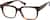 Angle view of Rectangle Glasses 4467625 in Tortoiseshell thumbnail