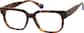 Angle view of Rectangle Glasses 4467625 in Tortoiseshell thumbnail