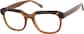 Angle view of Square Glasses 4467915 in Brown thumbnail