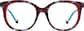 Front view of Chic Maverick Glasses 4468016 in Pattern thumbnail
