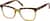 Angle view of Square Glasses 4468115 in Brown thumbnail