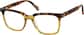 Angle view of Square Glasses 4468115 in Brown thumbnail