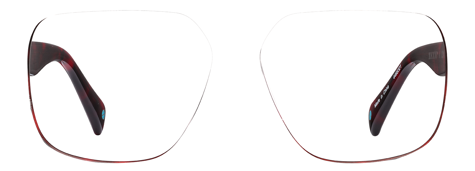 -かめ- Tortoiseshell Compass Glasses #4468325 | Zenni Optical