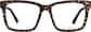 Front view of Square Glasses 4468425 in Tortoiseshell thumbnail