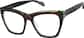 Angle view of Cat-Eye Glasses 4468625 in Tortoiseshell thumbnail