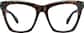 Front view of Cat-Eye Glasses 4468625 in Tortoiseshell thumbnail