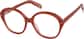 Angle view of Bubbly Glasses 4468915 in Brown thumbnail
