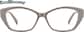 Front view of Cat-Eye Glasses 4469012 in Gray thumbnail