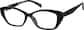 Angle view of Cat-Eye Glasses 4469021 in Black thumbnail