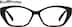 Cat-Eye Glasses 4469021 in Black