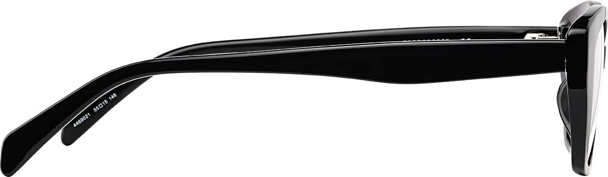 Side view of Cat-Eye Glasses 4469021 in Black