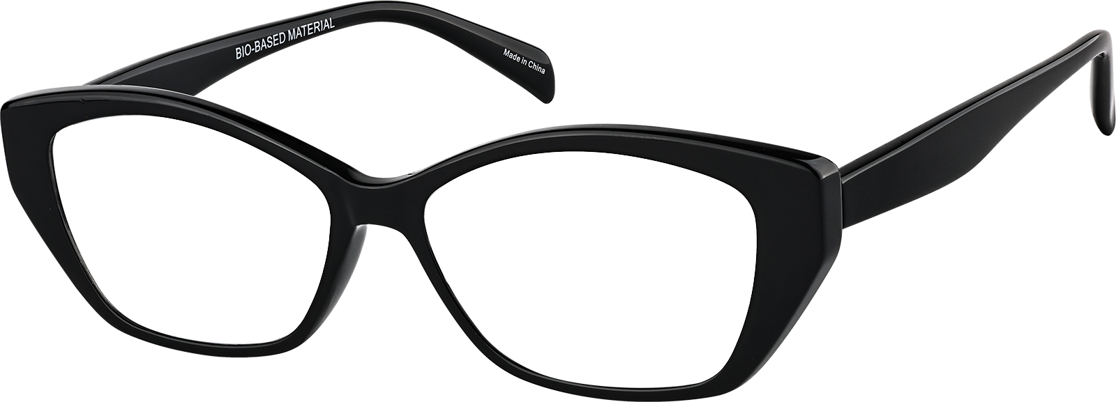 ガーネット Black Cat-Eye Glasses #4469021 | Zenni Optical