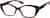 Angle view of Cat-Eye Glasses 4469025 in Tortoiseshell thumbnail