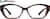 Front view of Cat-Eye Glasses 4469025 in Tortoiseshell thumbnail