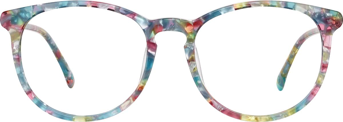 Front view of Round Glasses 4469129 in Multicolor