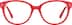 Square Glasses 4469218 in Red