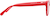 Side view of Square Glasses 4469218 in Red thumbnail