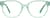 Front view of Square Glasses 4469224 in Green thumbnail