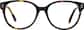 Front view of Round Glasses 4469225 in Tortoiseshell thumbnail