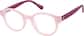 Angle view of Thrive Glasses 4469319 in Pink thumbnail