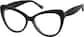 Angle view of Cat-Eye Glasses 4469721 in Black thumbnail