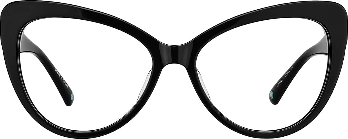 Front view of Cat-Eye Glasses 4469721 in Black