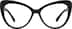 Cat-Eye Glasses 4469721 in Black