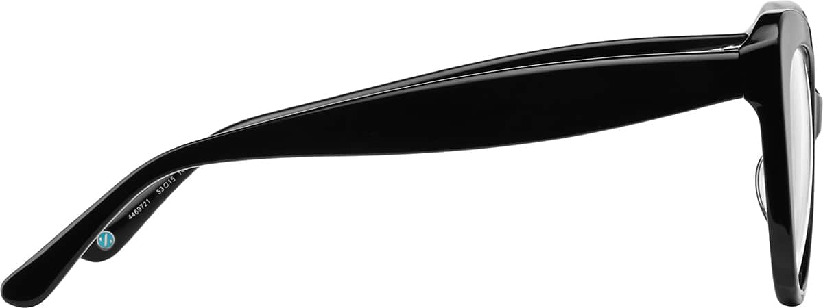 Side view of Cat-Eye Glasses 4469721 in Black