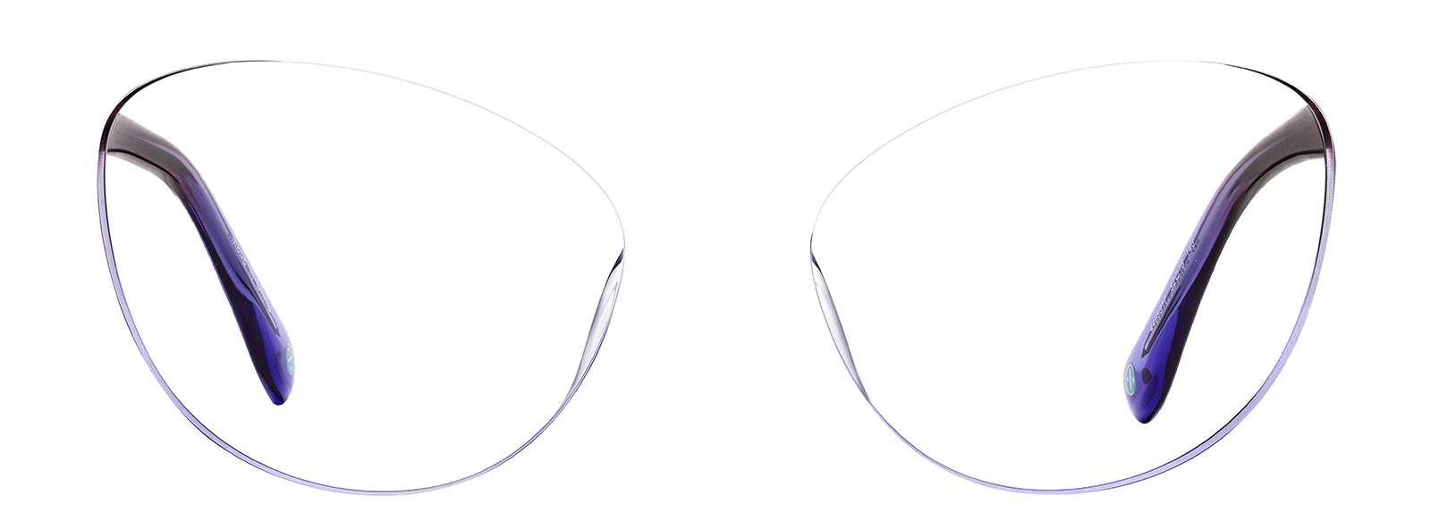 Katys様 Purple Cat-Eye Glassses Glasses #4469917 | Zenni Optical