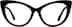 Cat-Eye Glassses 4469921 in Black
