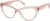Angle view of Cat-Eye Glasses 4470019 in Pink thumbnail