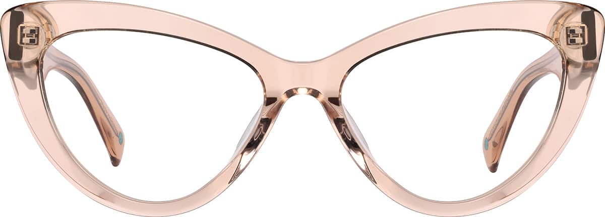 Front view of Cat-Eye Glasses 4470019 in Pink